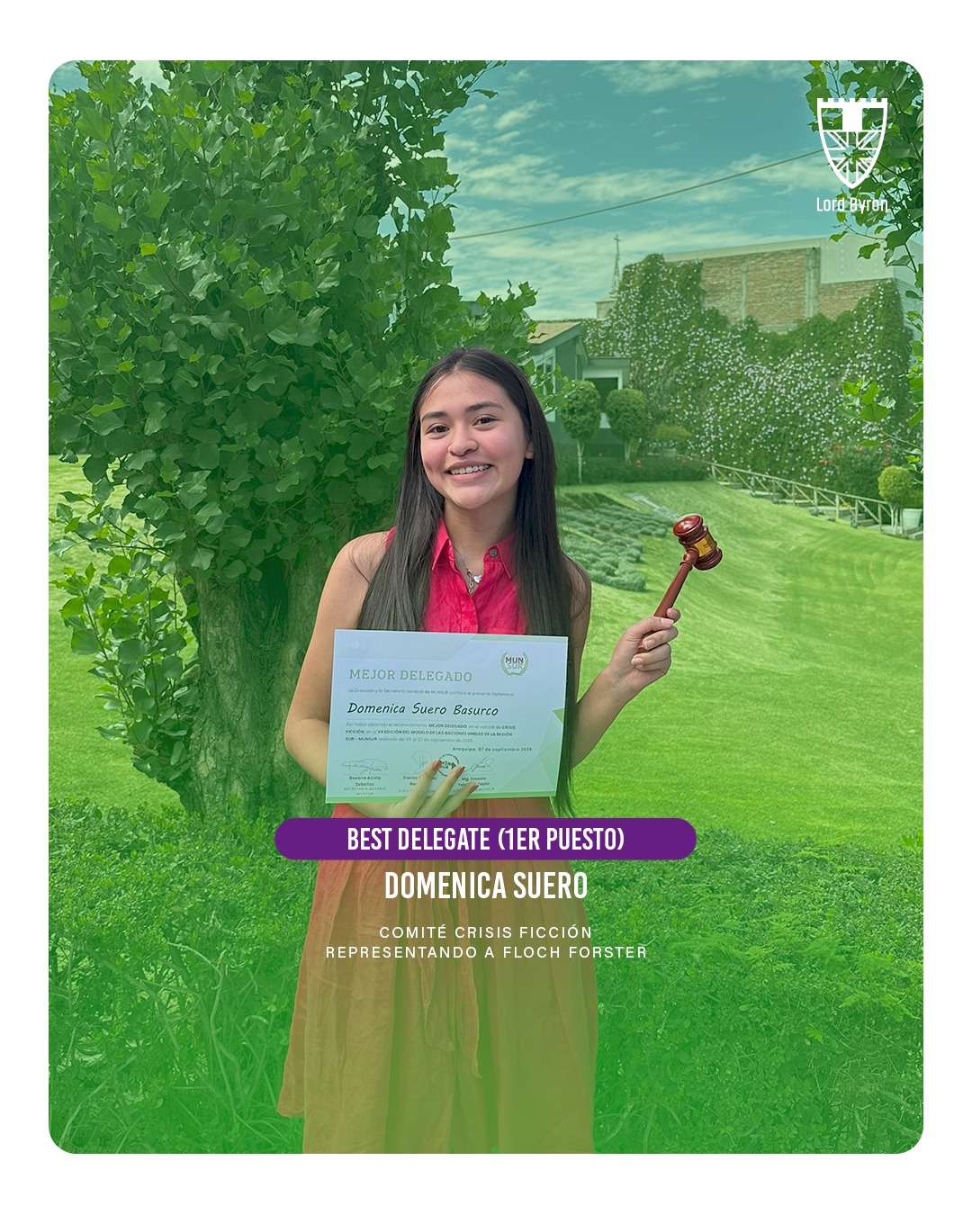 ¡Orgullo Byroniano en los Premios MUNSUR 2025! | Colegio Lord Byron ...